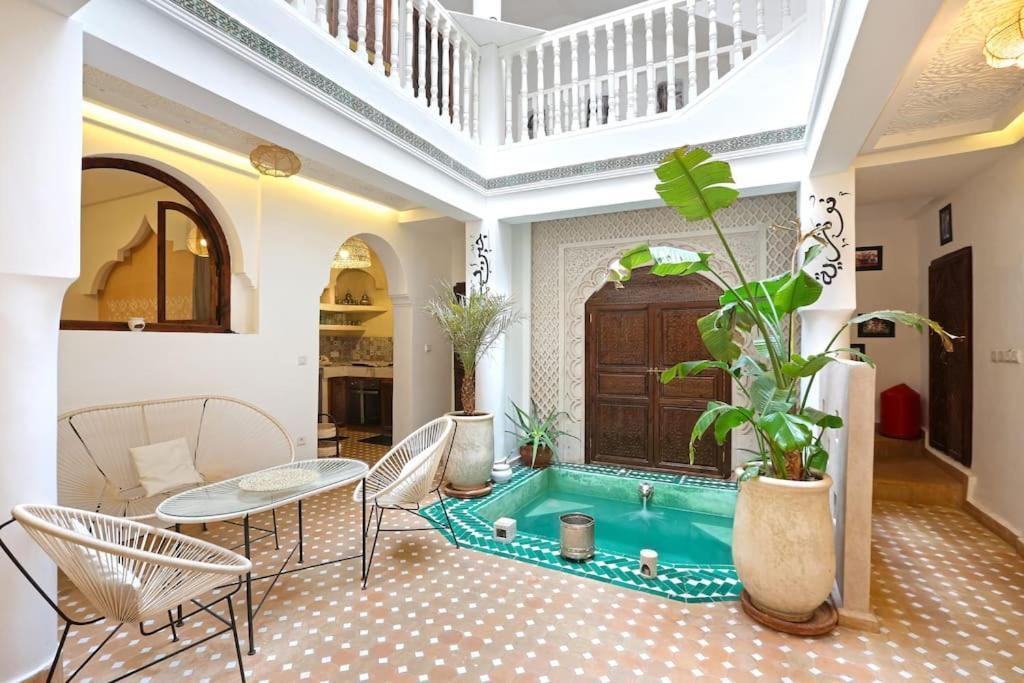 Riad El Khir En Centre Ville Rooftop Et Bassin Марракеш Экстерьер фото